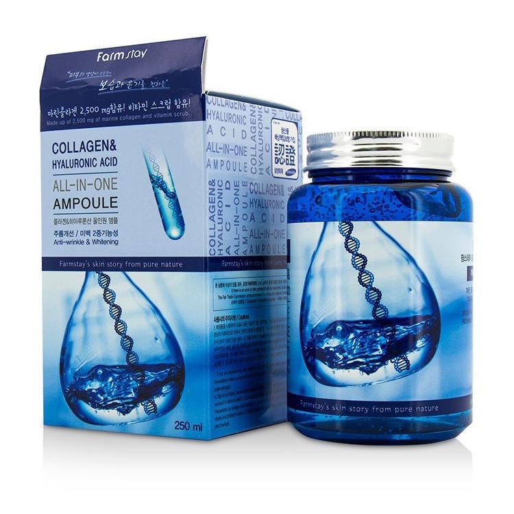 FarmStay All-In-One Collagen & Hyaluronic Ampoule 250ml