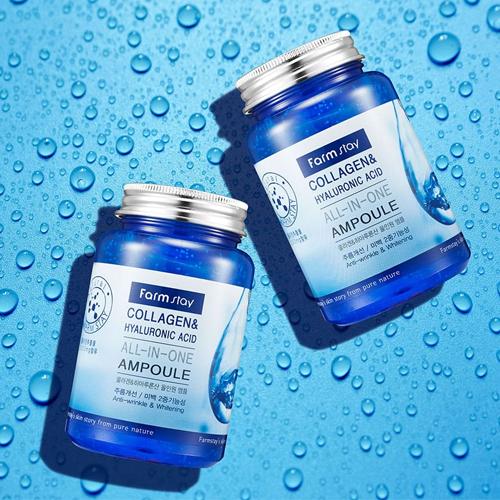 FarmStay All-In-One Collagen & Hyaluronic Ampoule 250ml