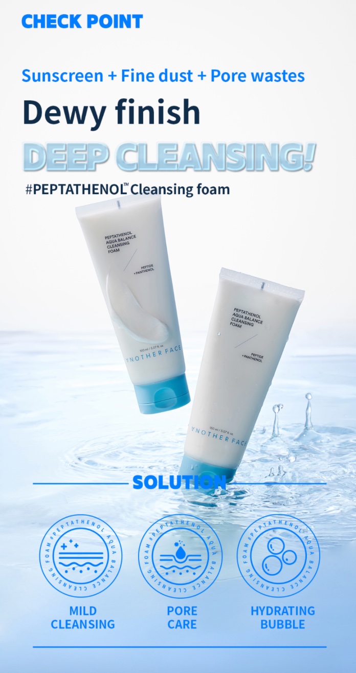 Another Face Peptathenol Aqua Balance Cleansing Foam