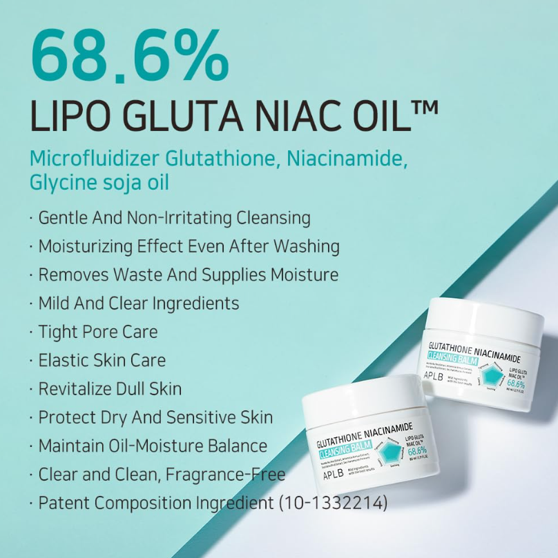 APLB Glutathione Niacinamide Cleansing Balm