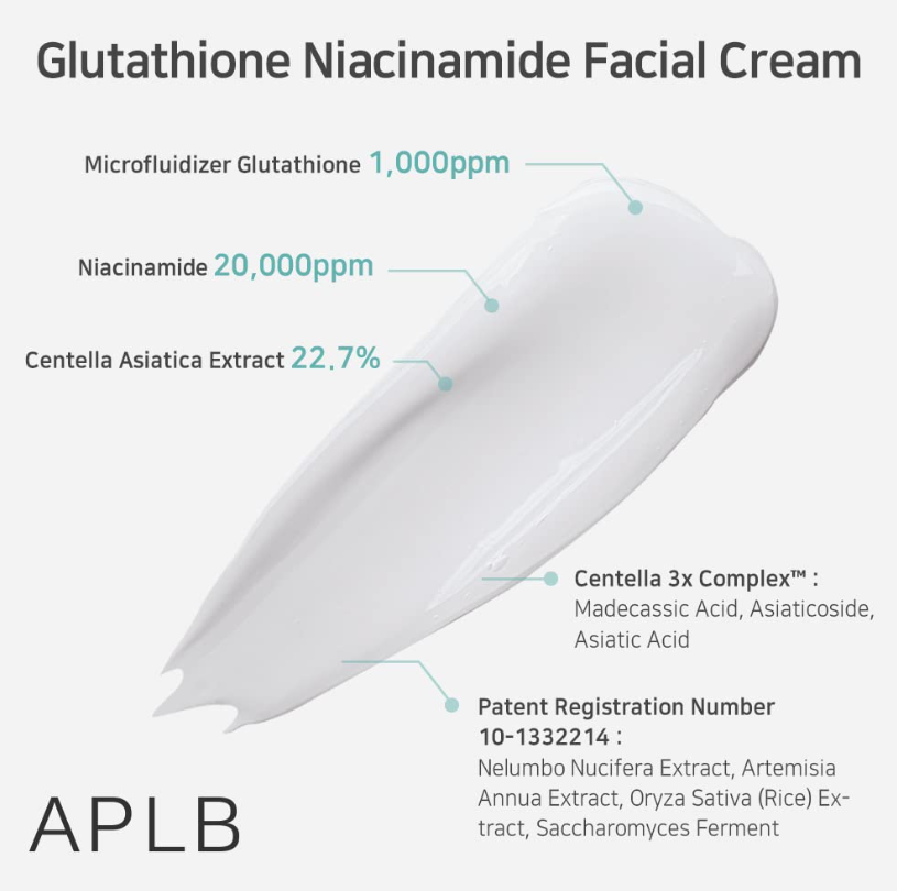 APLB Glutathione Niacinamide Facial Cream