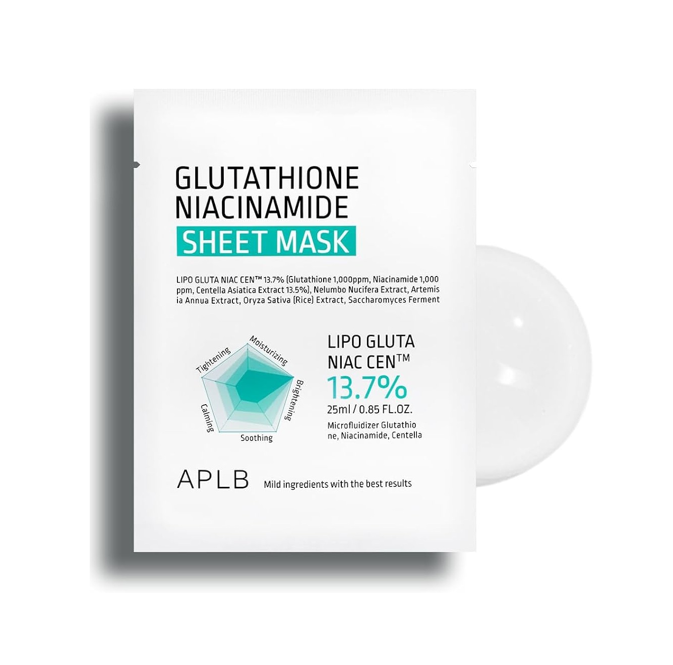 APLB Glutathione Niacinamide Sheet Mask