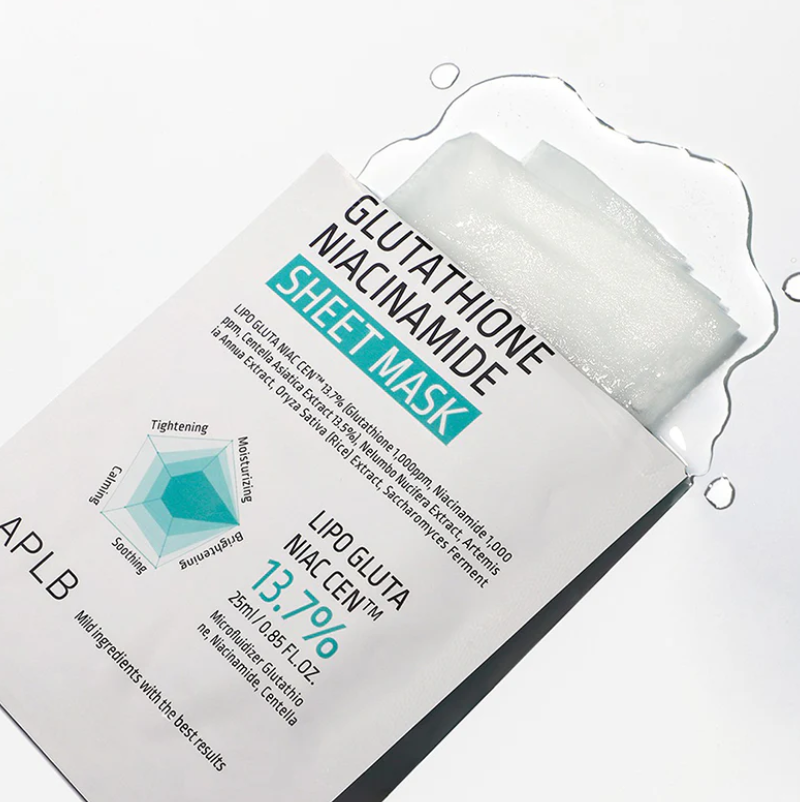 APLB Glutathione Niacinamide Sheet Mask