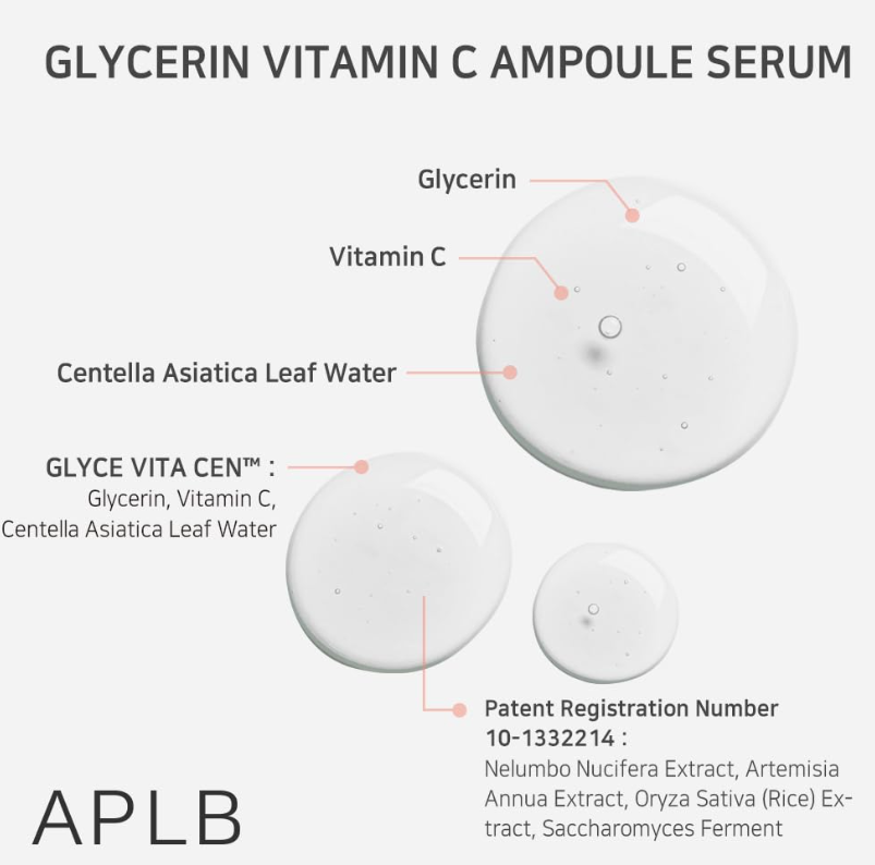APLB Glycerin Vitamin C Ampoule Serum