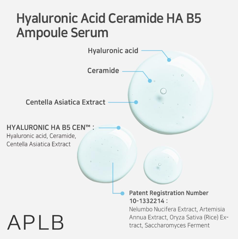 APLB Hyaluronic Acid Ceramide HA B5 Ampoule Serum