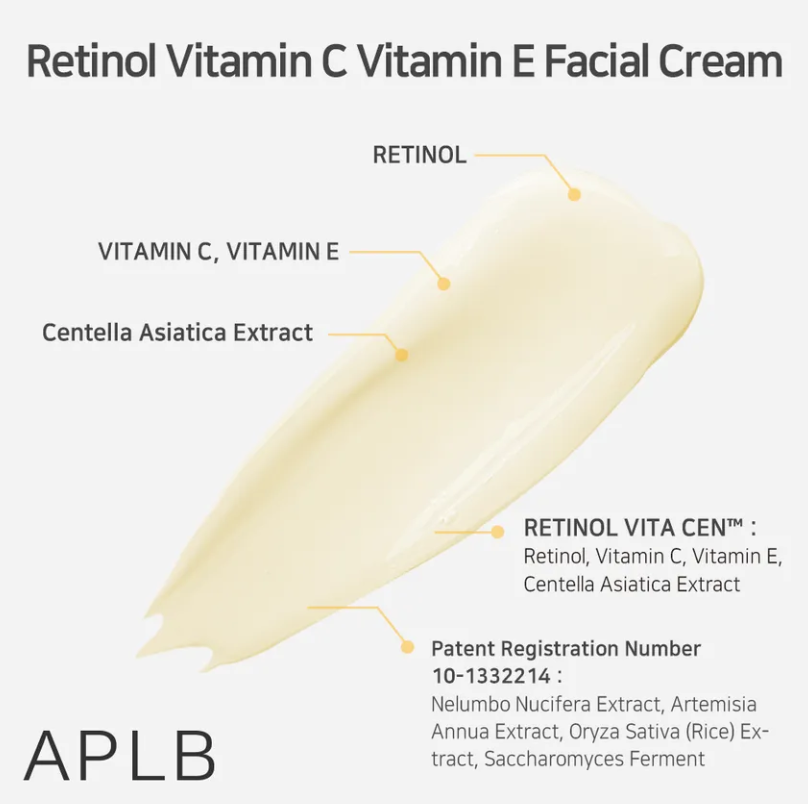 APLB Retinol Vitamin C Vitamin E Facial Cream