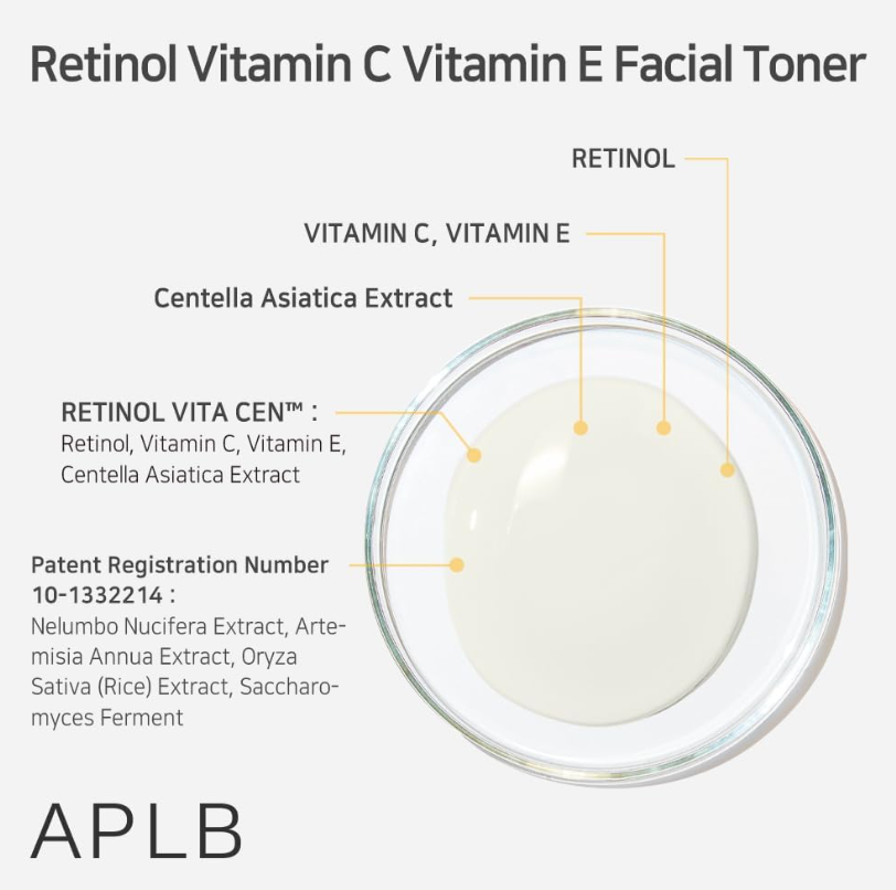 APLB Retinol Vitamin C Vitamin E Facial Toner