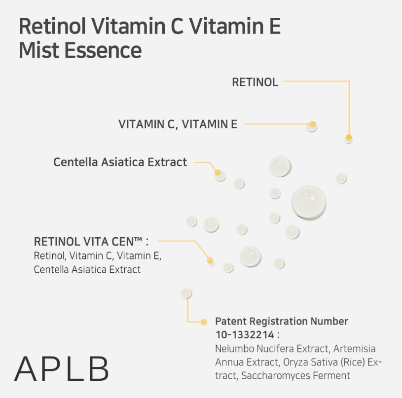 APLB Retinol Vitamin C Vitamin E Mist Essence