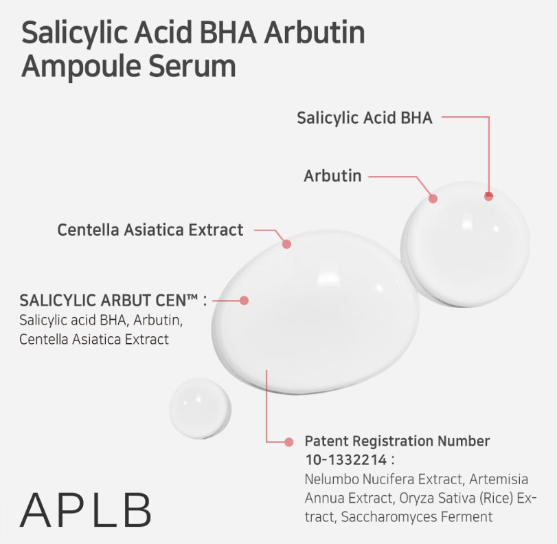 APLB Salicylic Acid BHA Arbutin Ampoule Serum