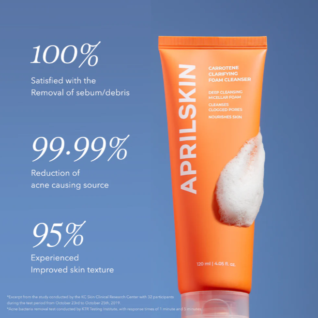 APRILSKIN Real Carrotene Acne Foam Cleanser