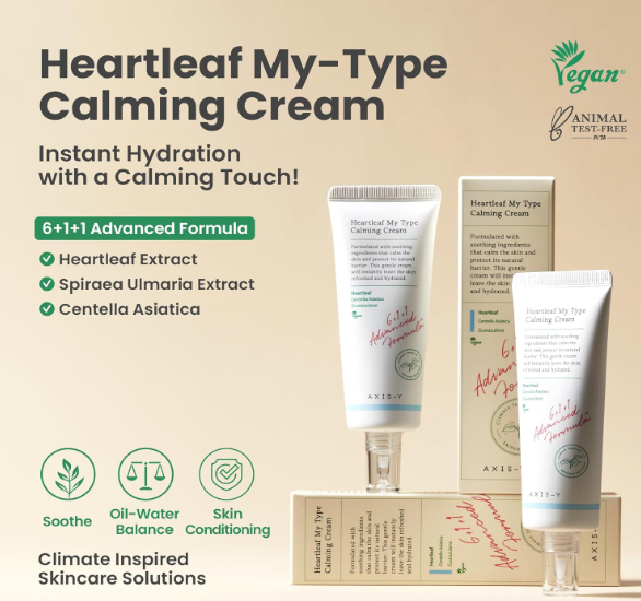 Axis-Y Heartleaf My- Type Calming Cream