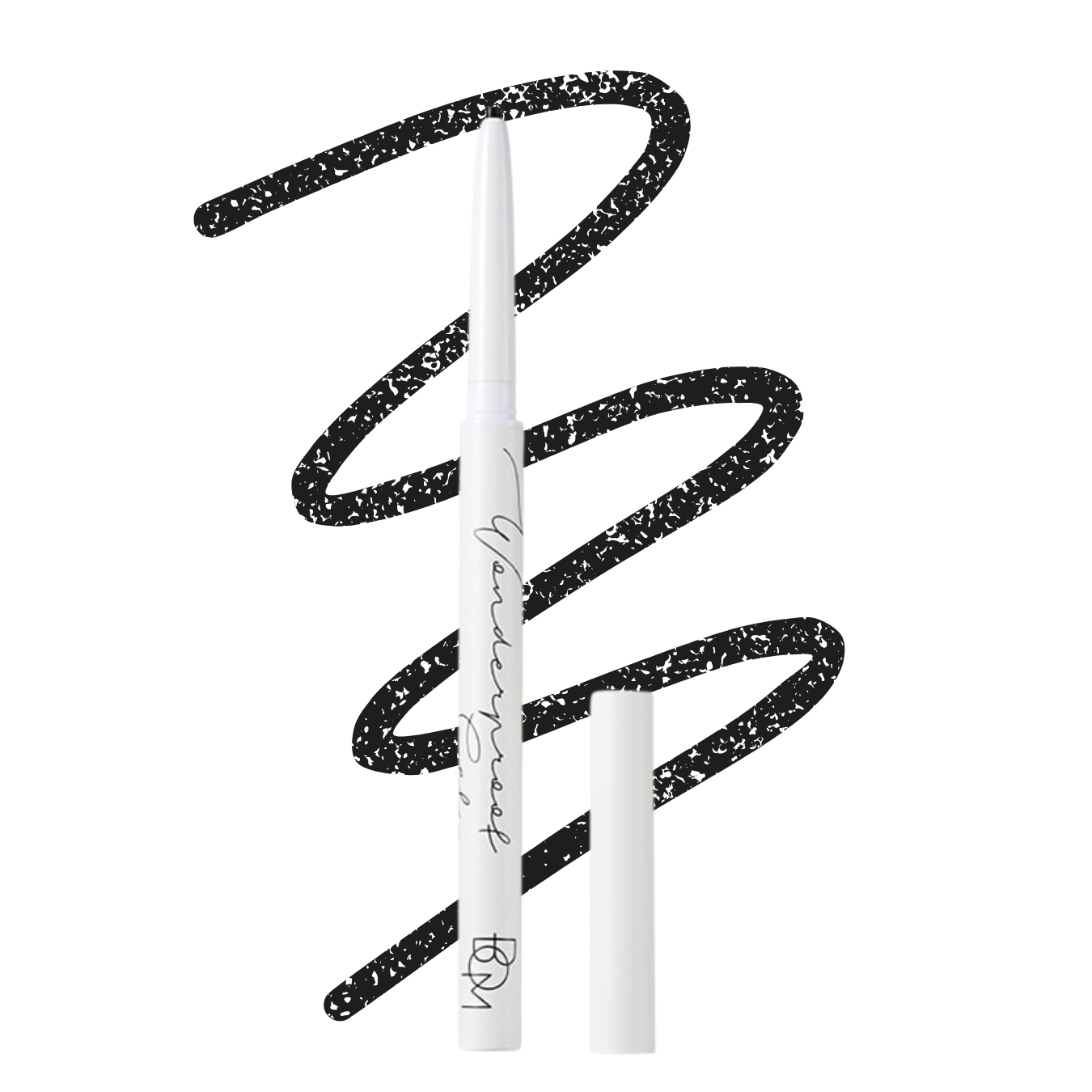 B.O.M Wonderproof Gel Slim Eyeliner #01 Midnight Black