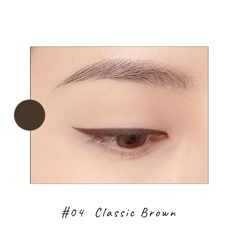 B.O.M Wonderproof Gel Slim Eyeliner #04 Classic Brown