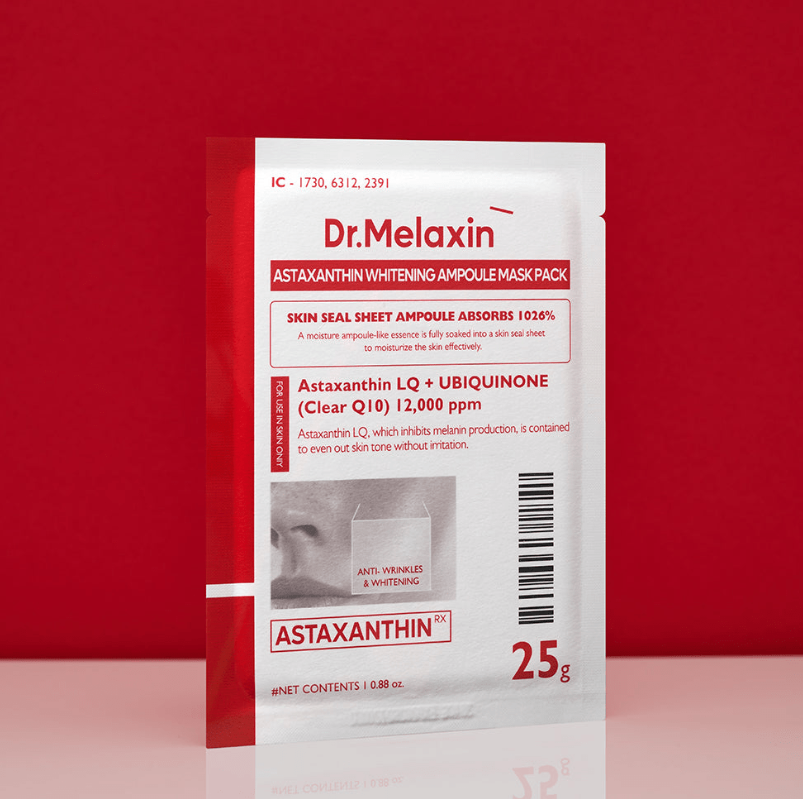 Dr. Melaxin Astaxanthin Brightening Ampoule Mask 25g