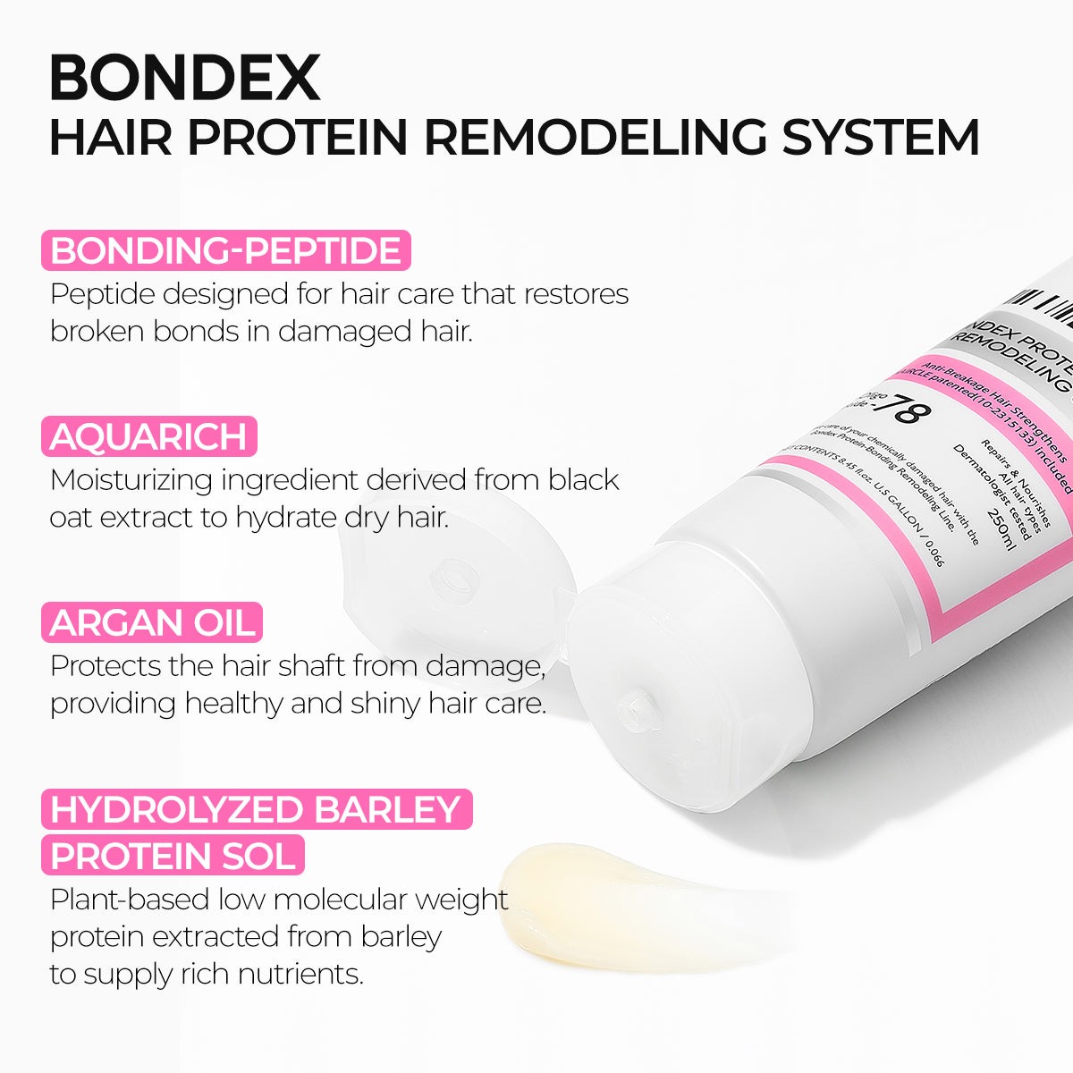 Dr. Melaxin Bondex Protein Bonding Remodeling Clinic 250ml