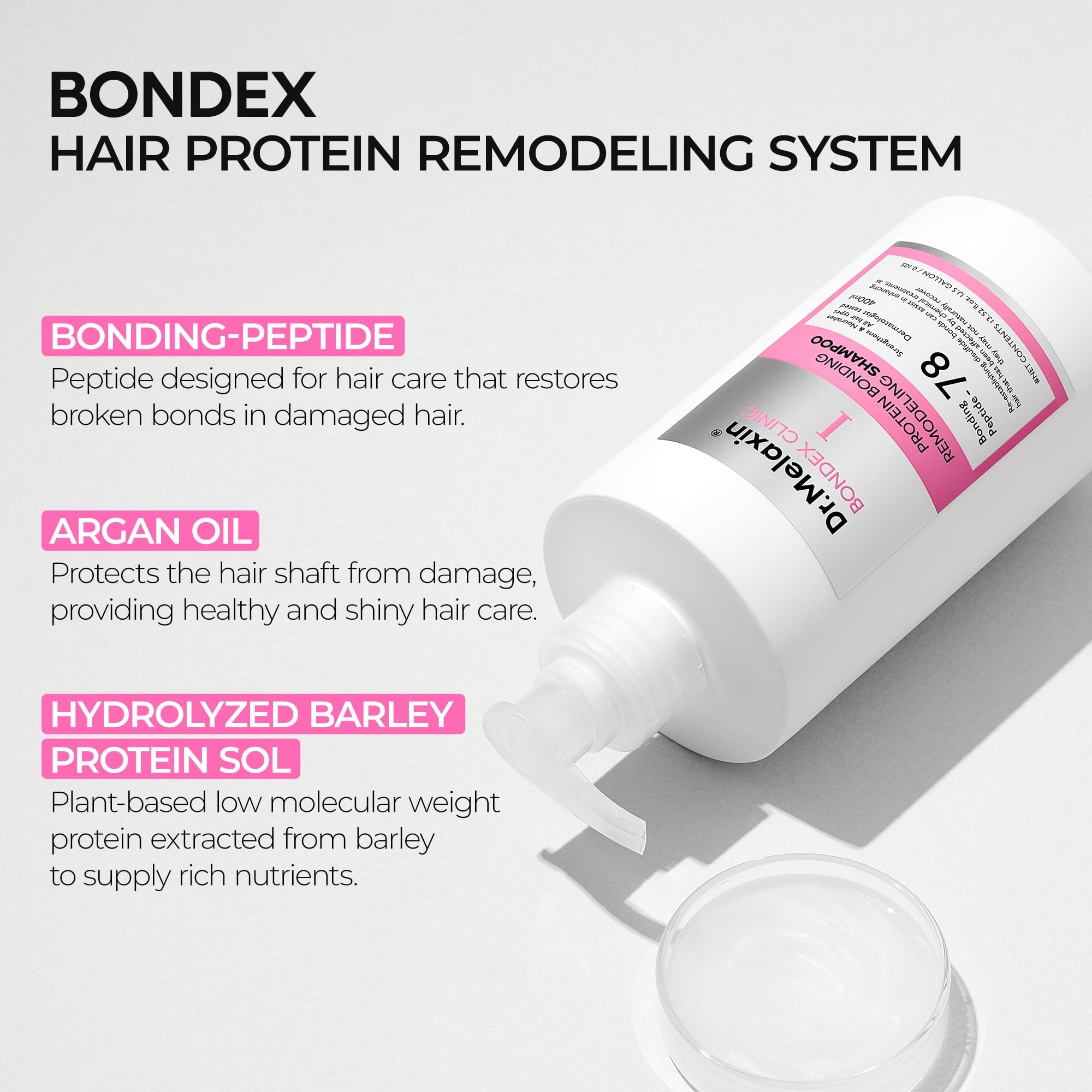 Dr. Melaxin Bondex Protein Bonding Remodeling Shampoo 400ml