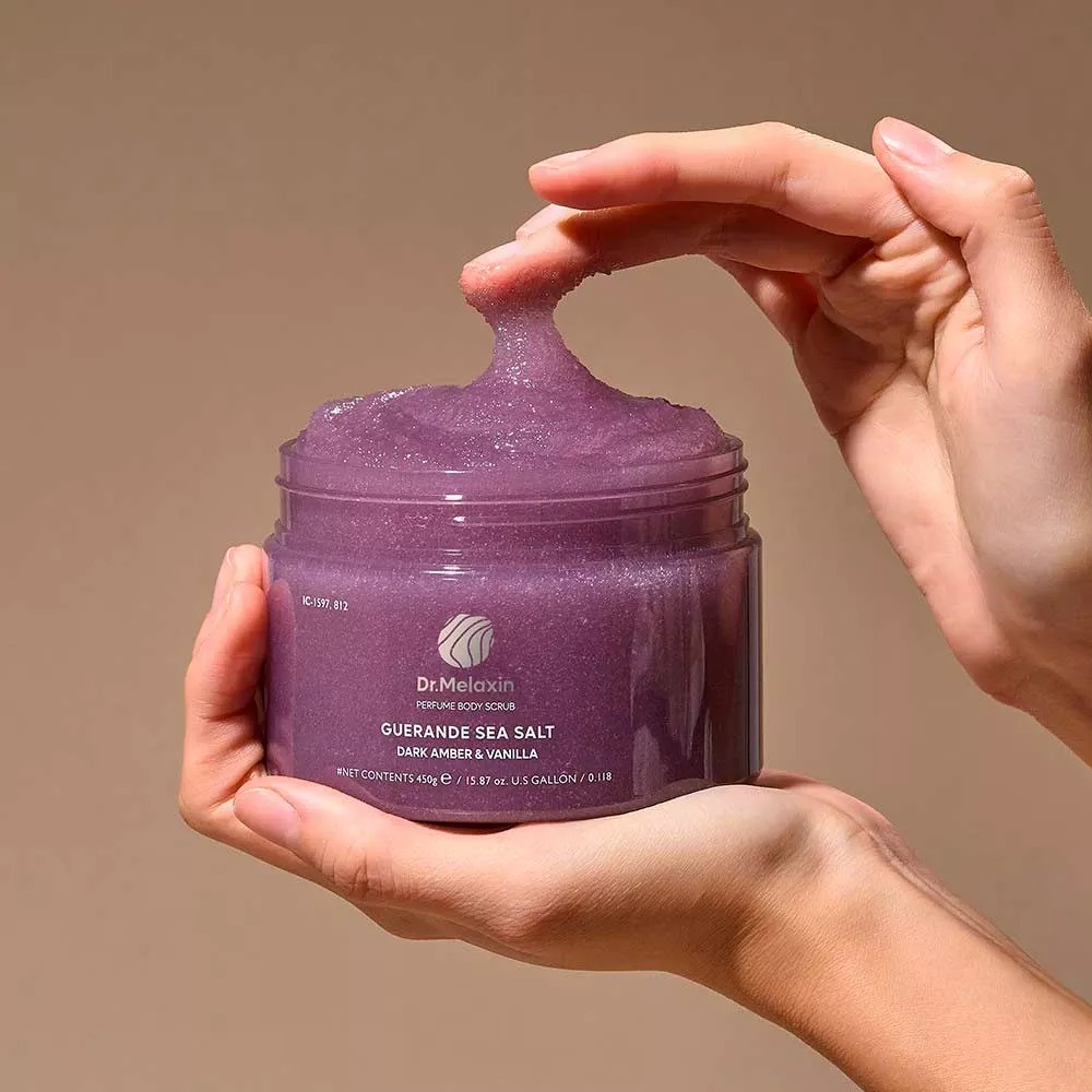 Dr. Melaxin Guerande Sea Salt Perfume Body Scrub Dark Amber 450g