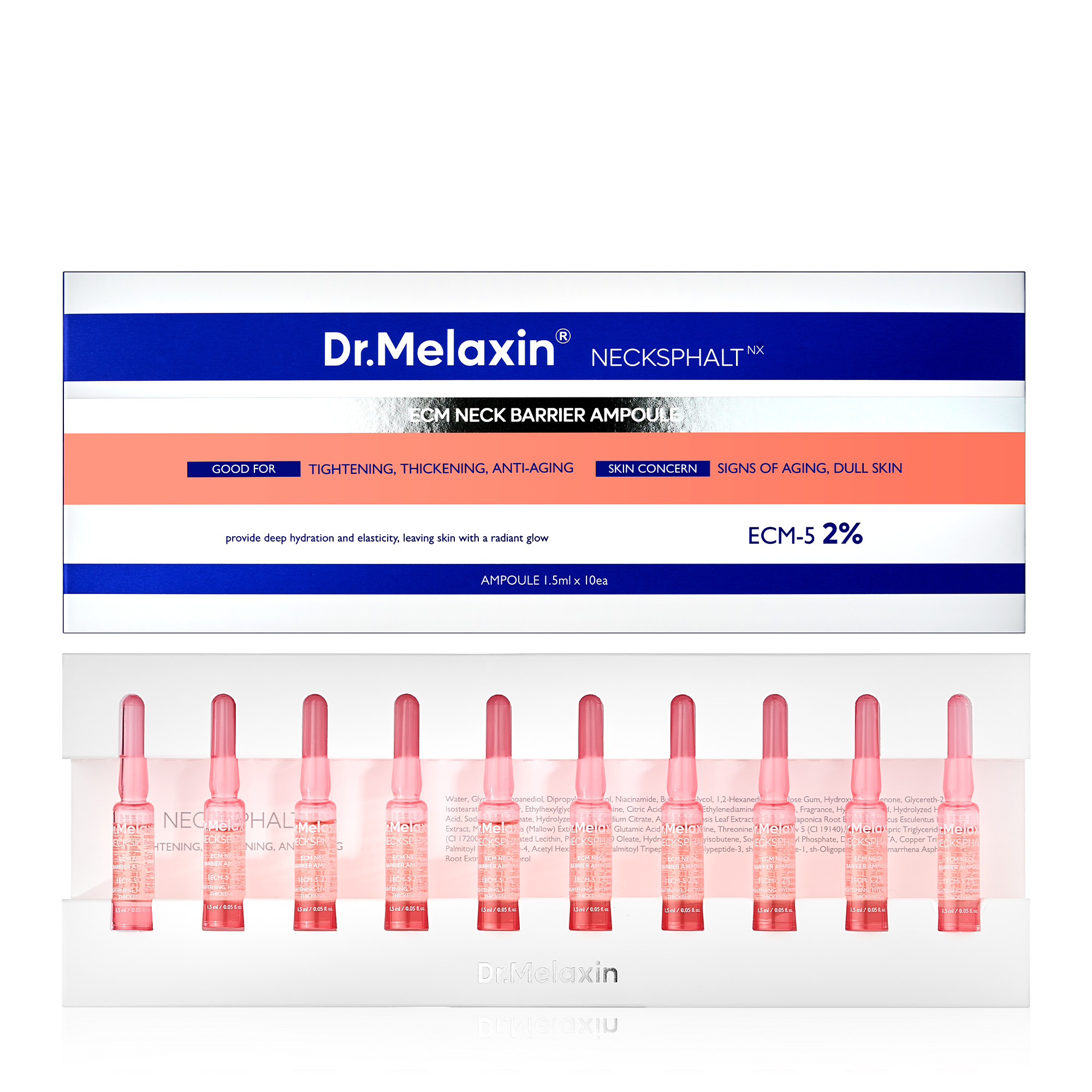 Dr. Melaxin Necksphalt Ecm Neck Barrier Ampoule 1.5 ml*10ea