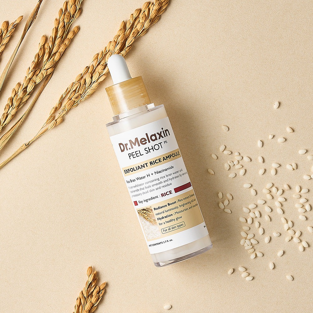 Dr. Melaxin Peel Shot Exfoliating White Rice Ampoule 80ml