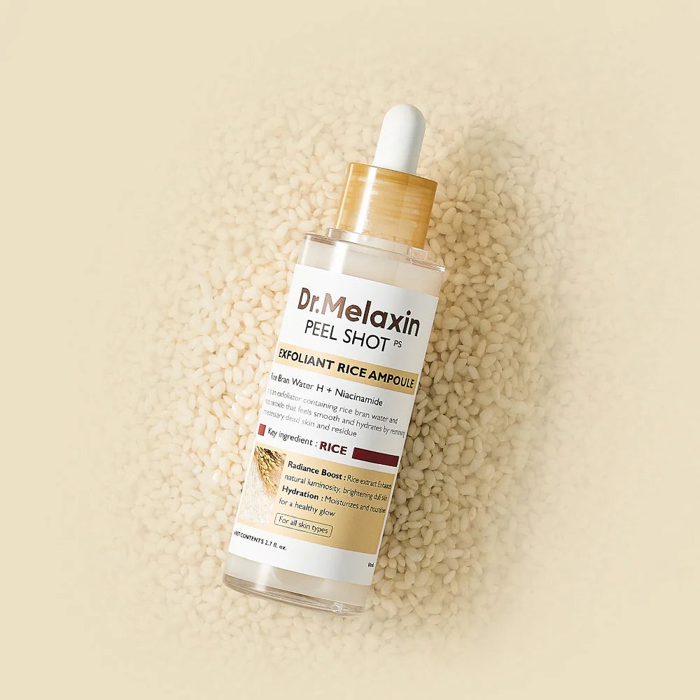 Dr. Melaxin Peel Shot Exfoliating White Rice Ampoule 80ml