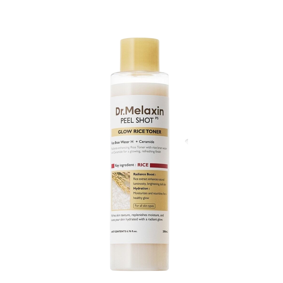 Dr. Melaxin Peel Shot Glow White Rice Toner 200ml