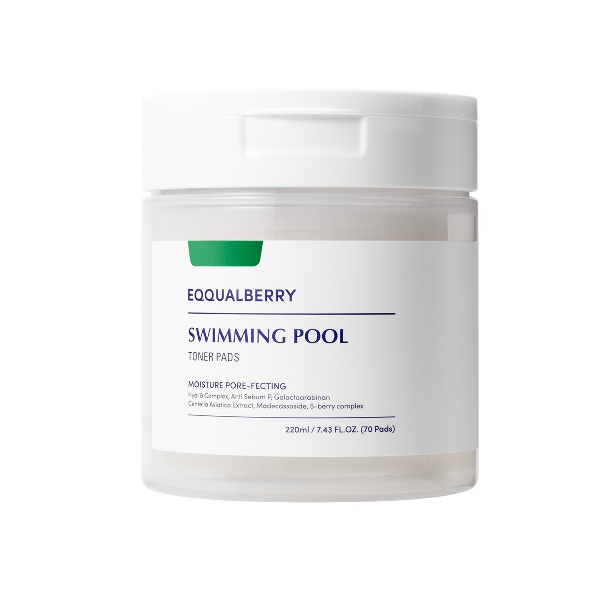 Eqqualberry Toner Pad 220ml/70 sheets