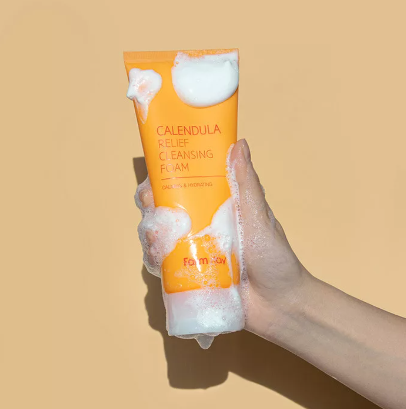 FarmStay Calendula Relief Cleansing Foam