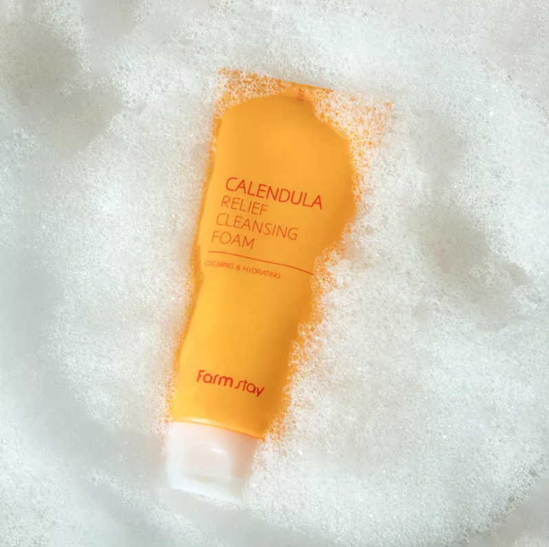 FarmStay Calendula Relief Cleansing Foam