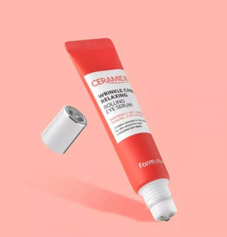 FarmStay Ceramide Wrinkle Care Relaxing Rolling Eye Serum
