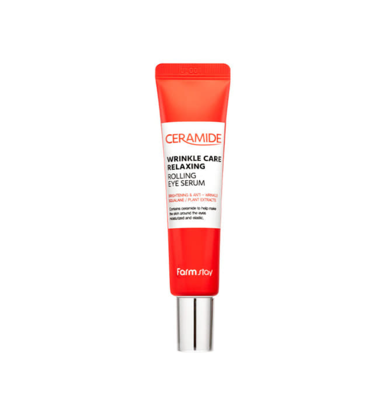 FarmStay Ceramide Wrinkle Care Relaxing Rolling Eye Serum