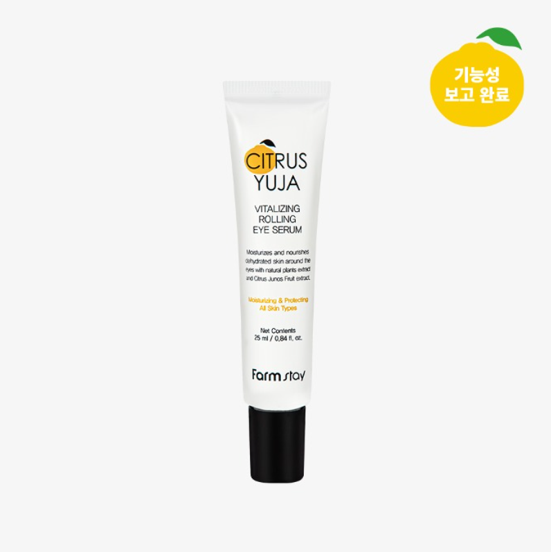 FarmStay Citrus Yuja Vitalizing Rolling Eye Serum