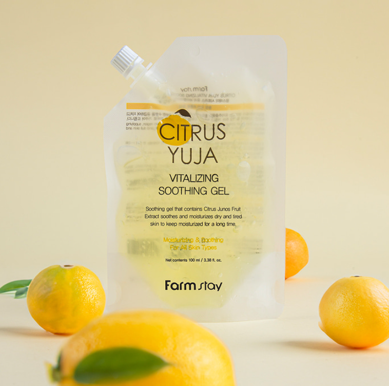 Farmstay Citrus Yuja Vitalizing Soothing Gel 100ml