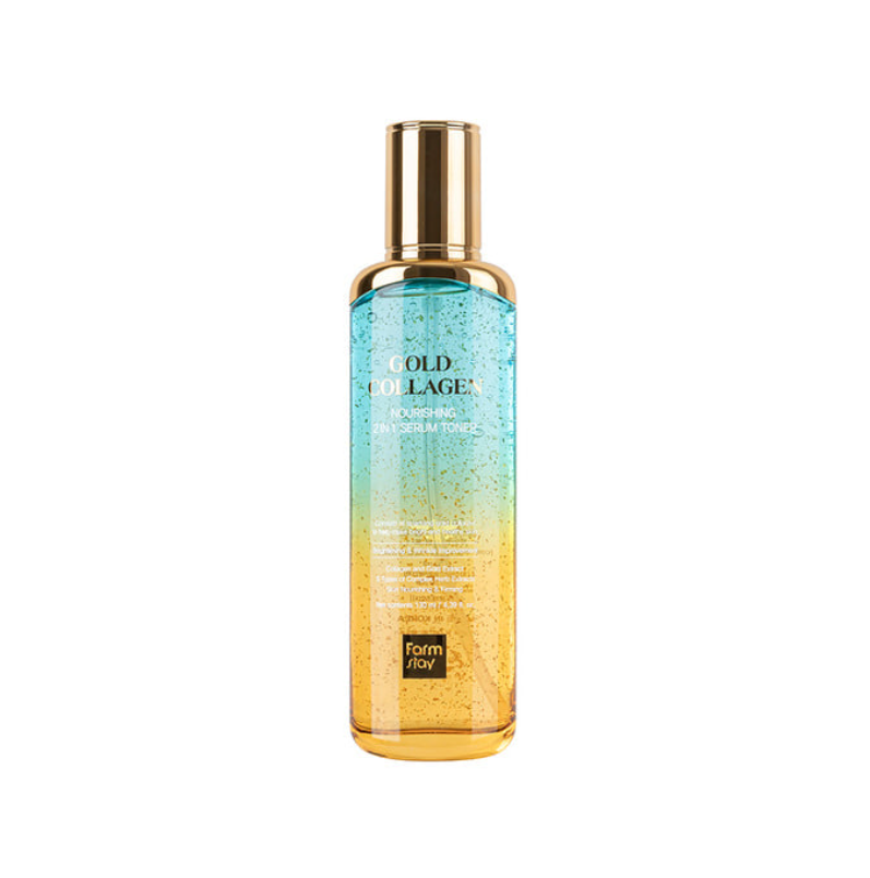 FarmStay Gold Collagen Nourishing 2 in 1 Serum Toner