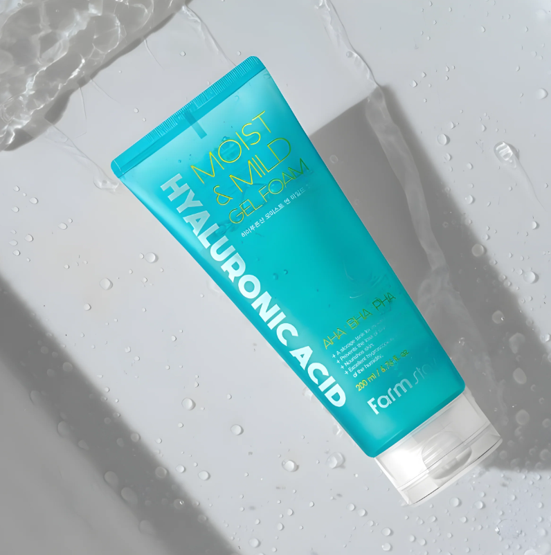 FarmStay Hyaluronic Acid Moist & Mild Gel Foam