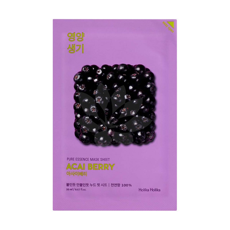 Holika Holika Pure Essence Mask Sheet Acaiberry