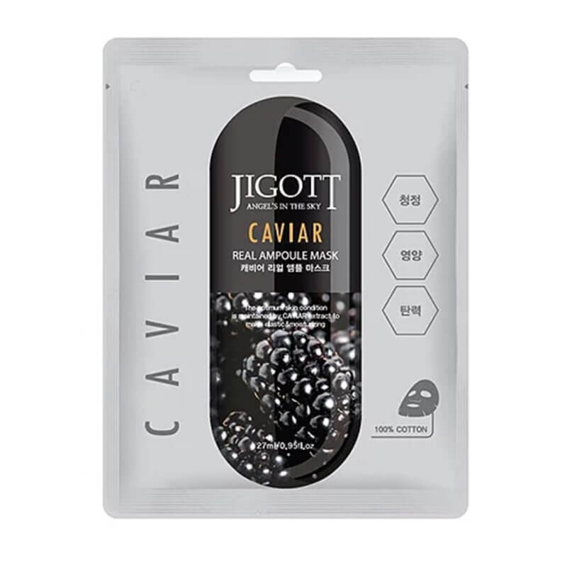 JIGOTT CAVIAR REAL AMPOULE MASK