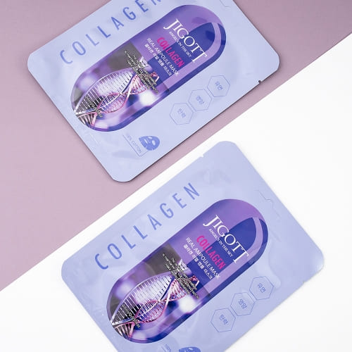 JIGOTT COLLAGEN REAL AMPOULE MASK