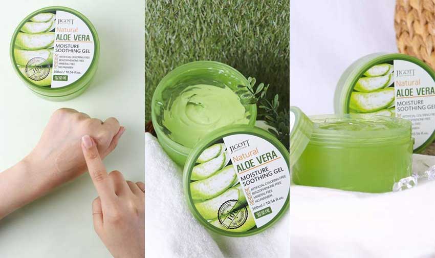 JIGOTT NATURAL ALOE VERA MOISTURE SOOTHING GEL