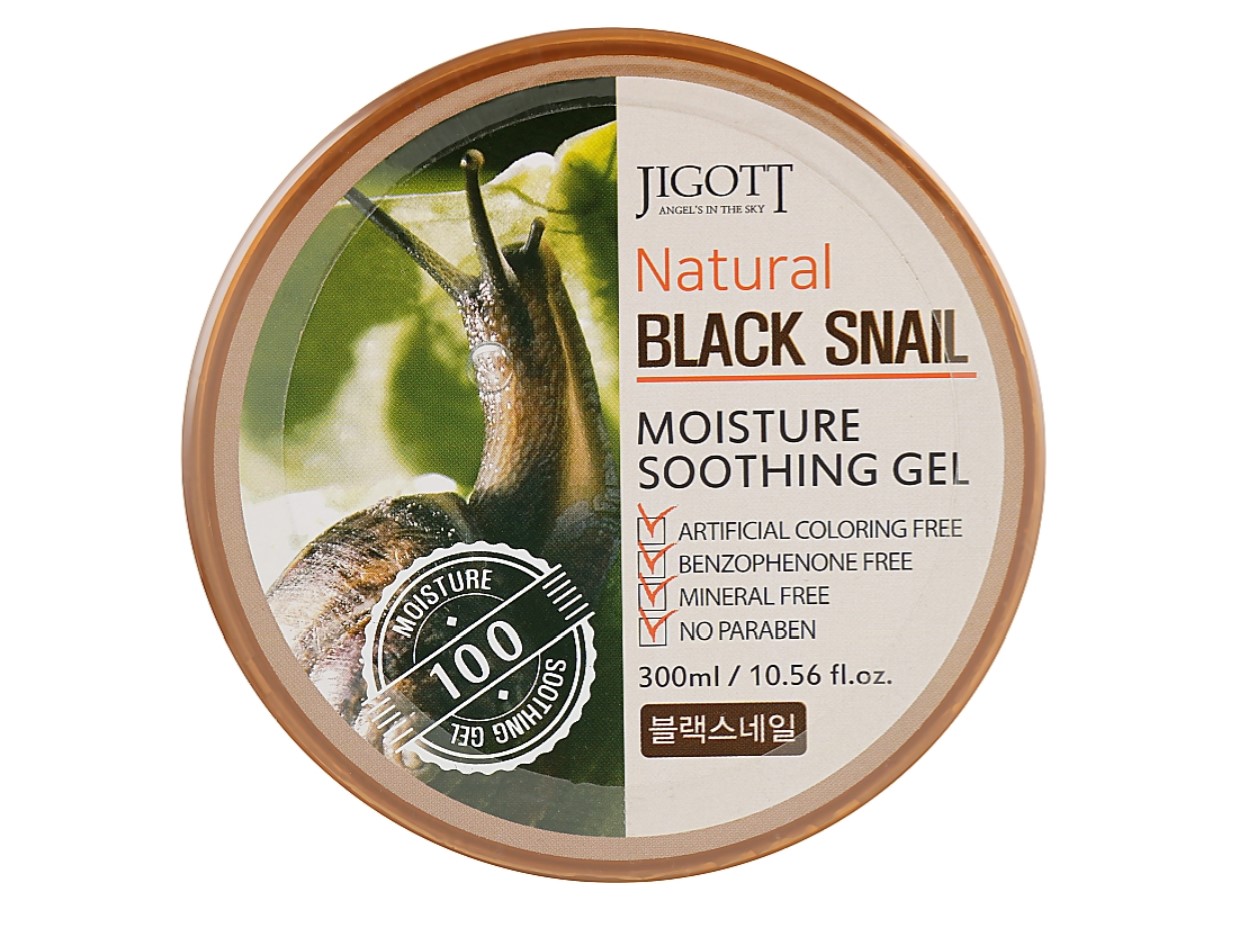 JIGOTT NATURAL BLACK SNAIL MOISTURE SOOTHING GEL