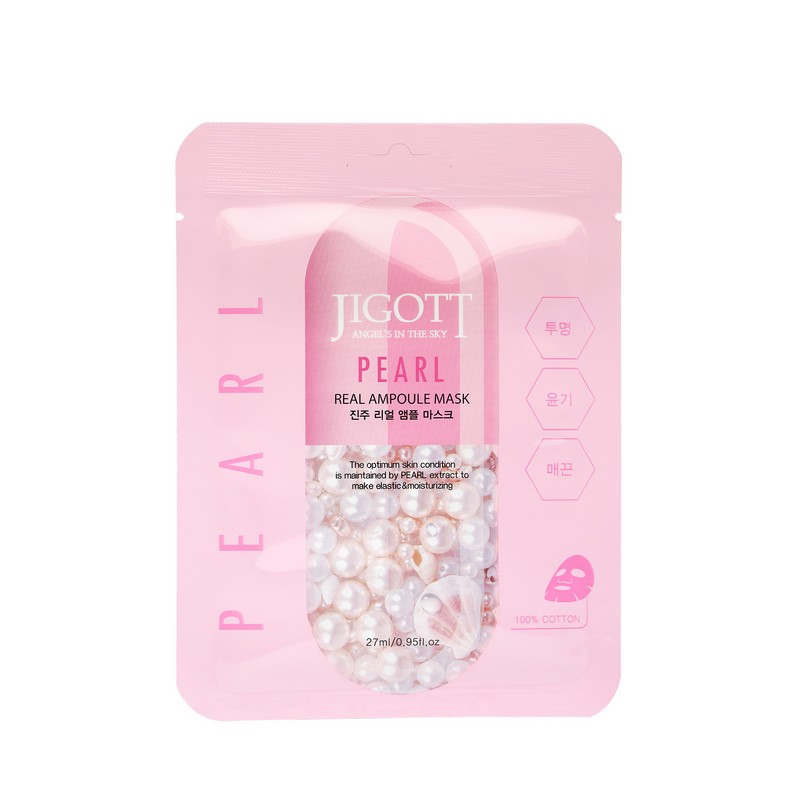 JIGOTT PEARL REAL AMPOULE MASK