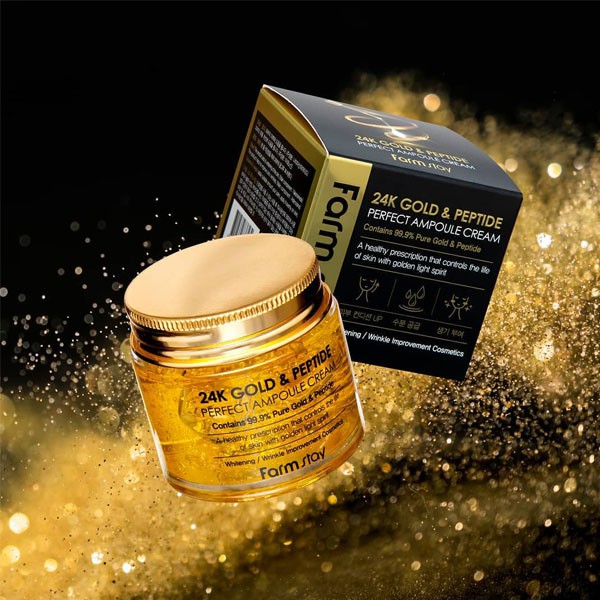 FarmStay  24K Gold & Peptide Perfect Ampoule Cream