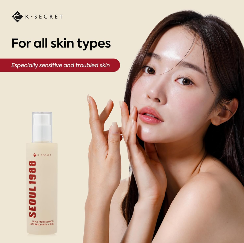 Ksecret Essence Snail Mucin 97% + Rice 100ml