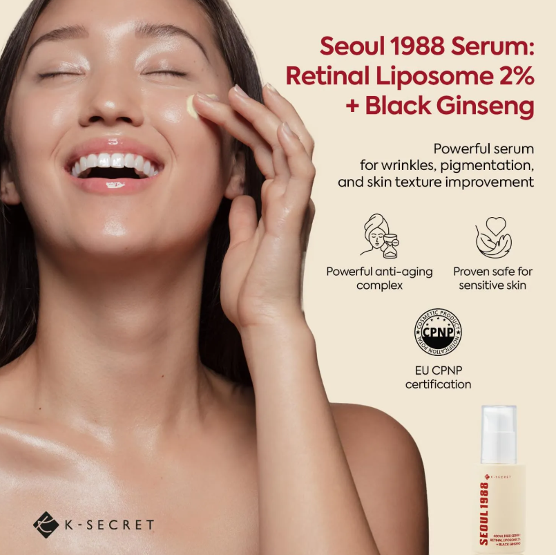 Ksecret Seoul 1988 Serum Retinal Liposome 2% + Black Ginseng