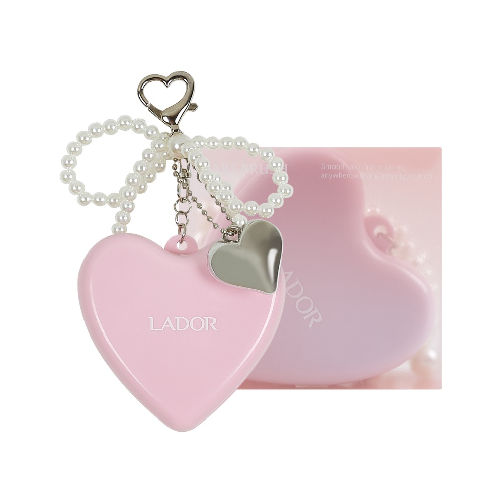 Lador Heart Brush (Pink)