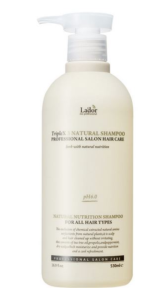 LADOR TRIPLEX3 NATURAL SHAMPOO 530 ml'