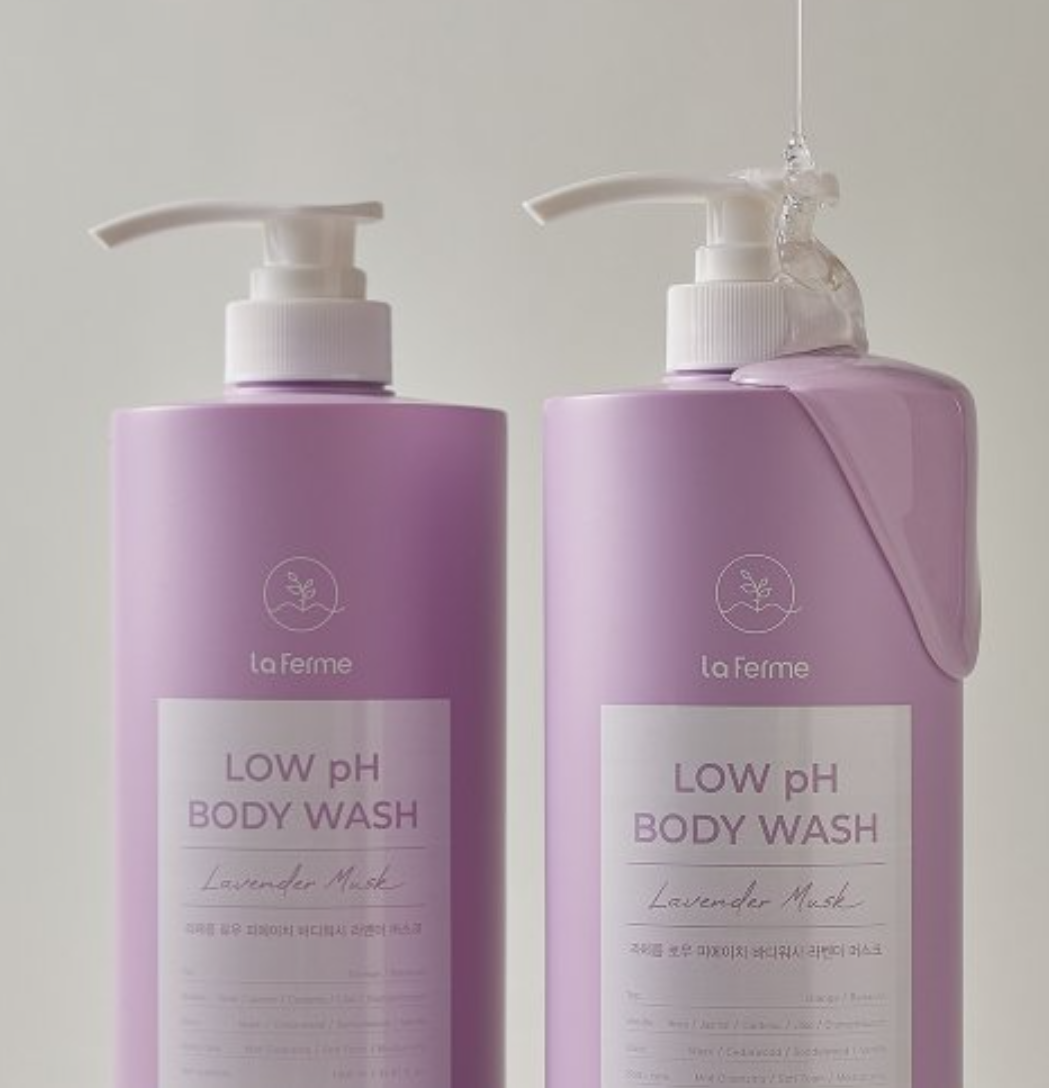 LAFERME Low pH Body Wash Lavender Musk 1000ml