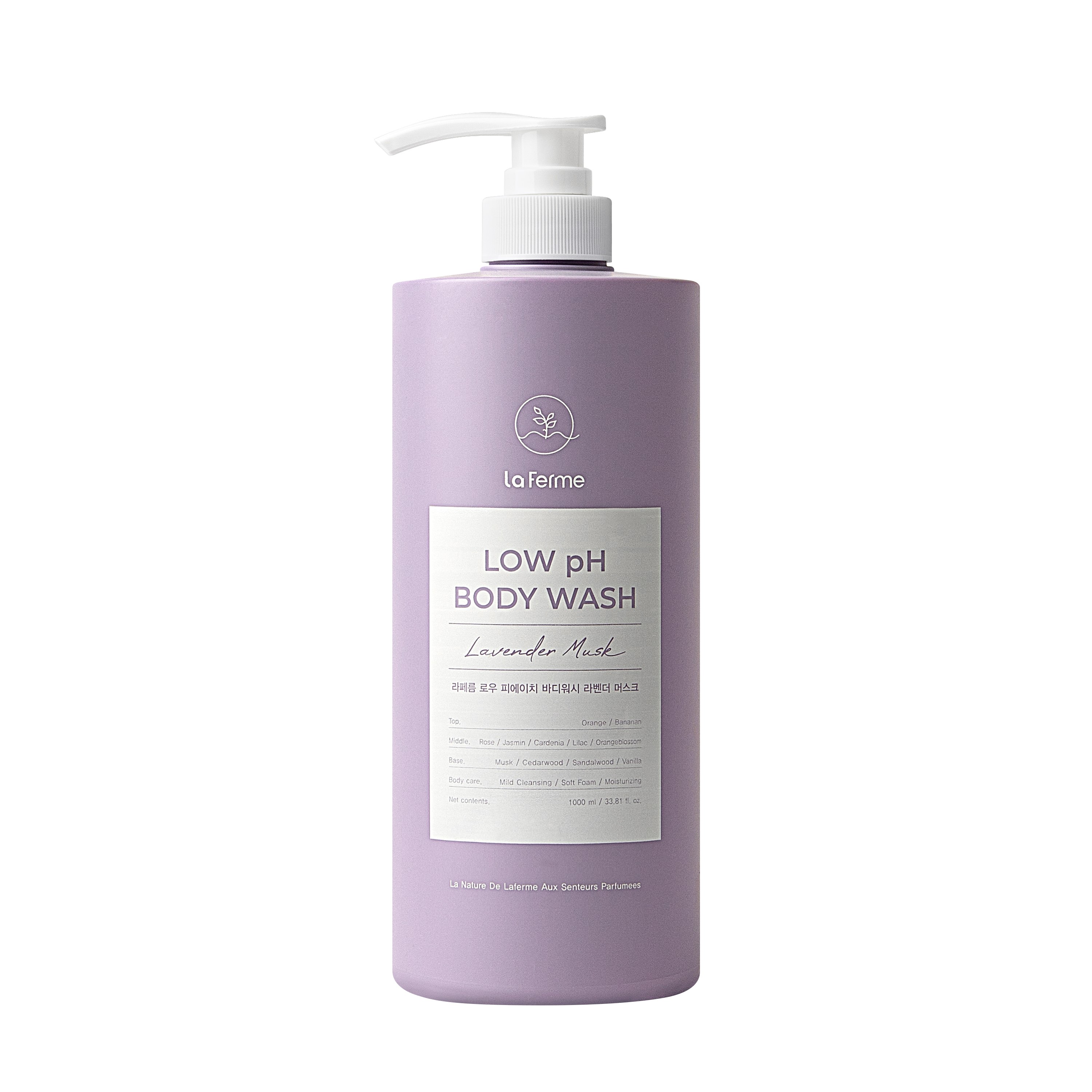 LAFERME Low pH Body Wash Lavender Musk 1000ml
