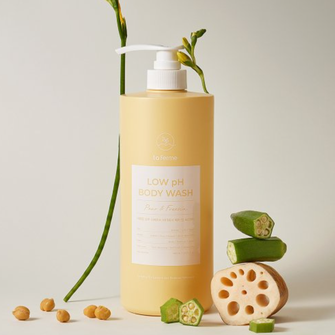LAFERME Low pH Body Wask Pear & Freesia 1000ml
