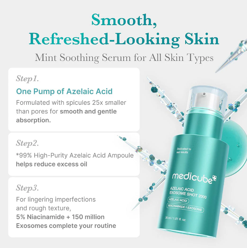 MediCube Azelaic Acid Exosome Shot Serum 7500
