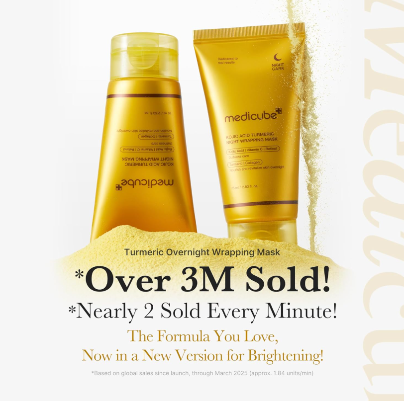 MediCube Kojic Acid Turmeric Night Wrapping Mask 75ml